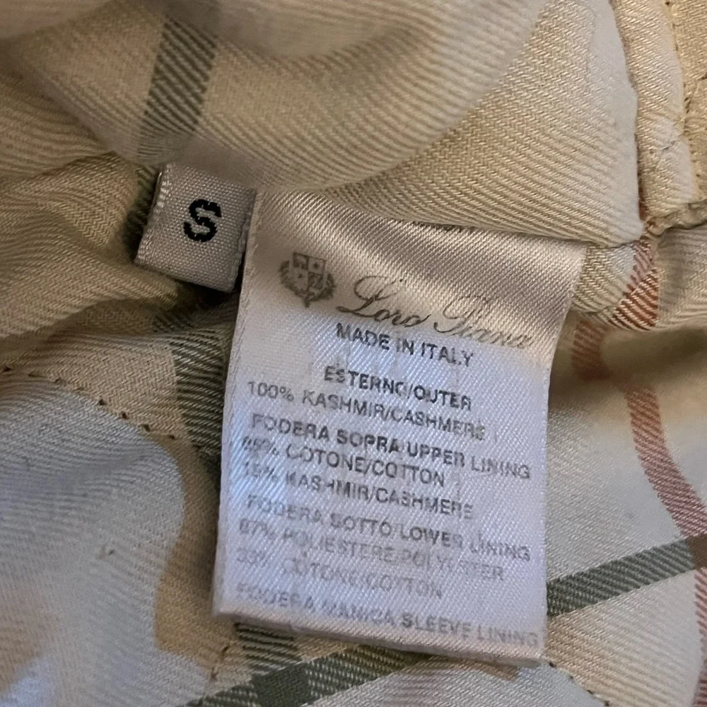 Loro Piana 100% Cashmere Snowdream Creekside Storm System Rain Jacket - AS IS
